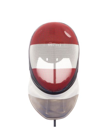 Maschera X-Change da Fioretto con Bandiera AUT