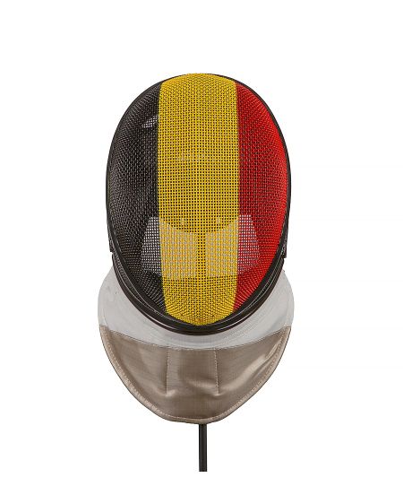 Maschera X-Change da Fioretto con Bandiera BEL