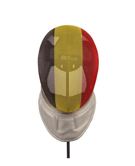 Maschera X-Change da Sciabola con Bandiera BEL