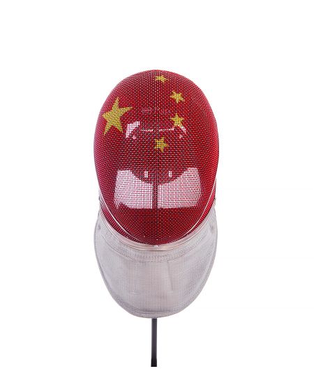 Maschera X-Change da Sciabola con Bandiera CHN