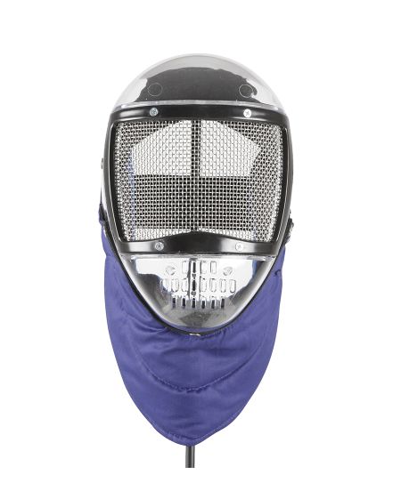 Maschera di plastica Midi-Fence® trasparente - GORGERA blu