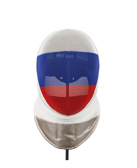 Maschera X-Change da Fioretto con Bandiera RUS